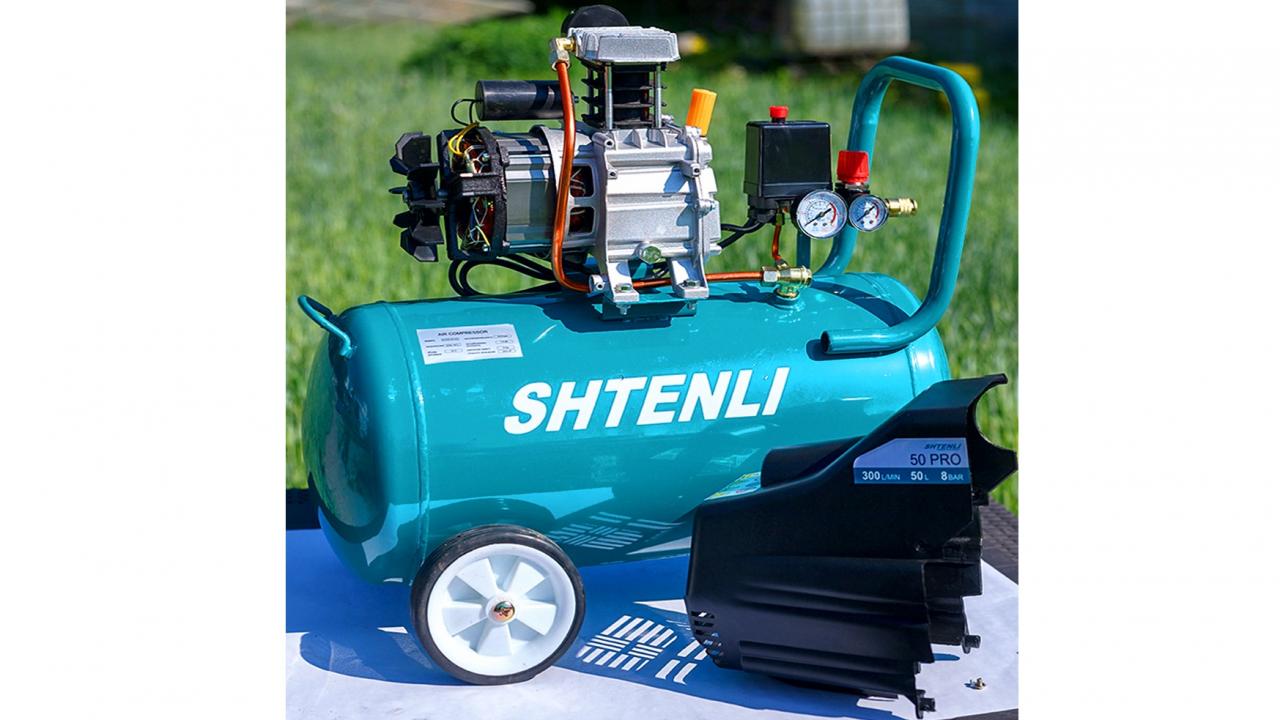 Компрессор Shtenli 50 PRO (50 л, 1,8 кВт)