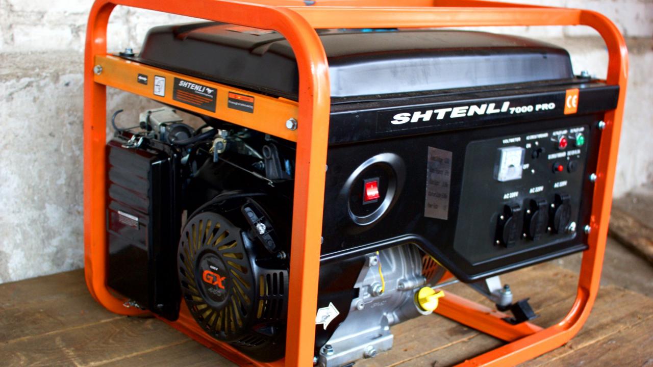 Бензиновый генератор Shtenli 7000 PRO (6,5 кВт)